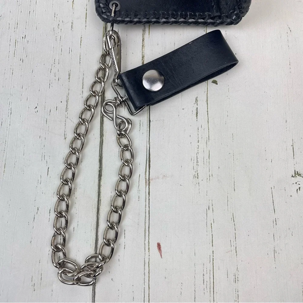 Genuine‎ Leather Custom Biker Wallet